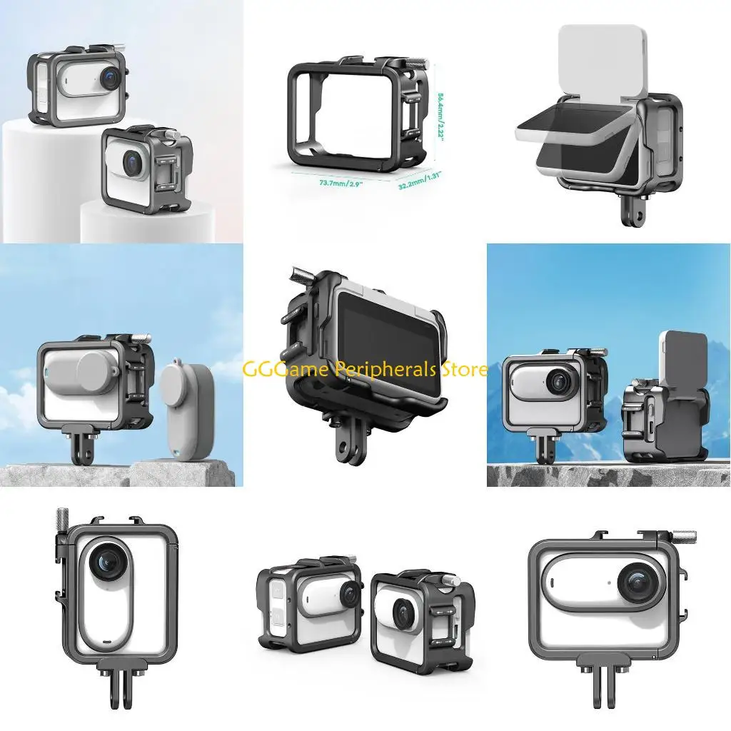 

U55B Frame Cage for GO3 Protective Border Panoramic Action Camera Metal Case