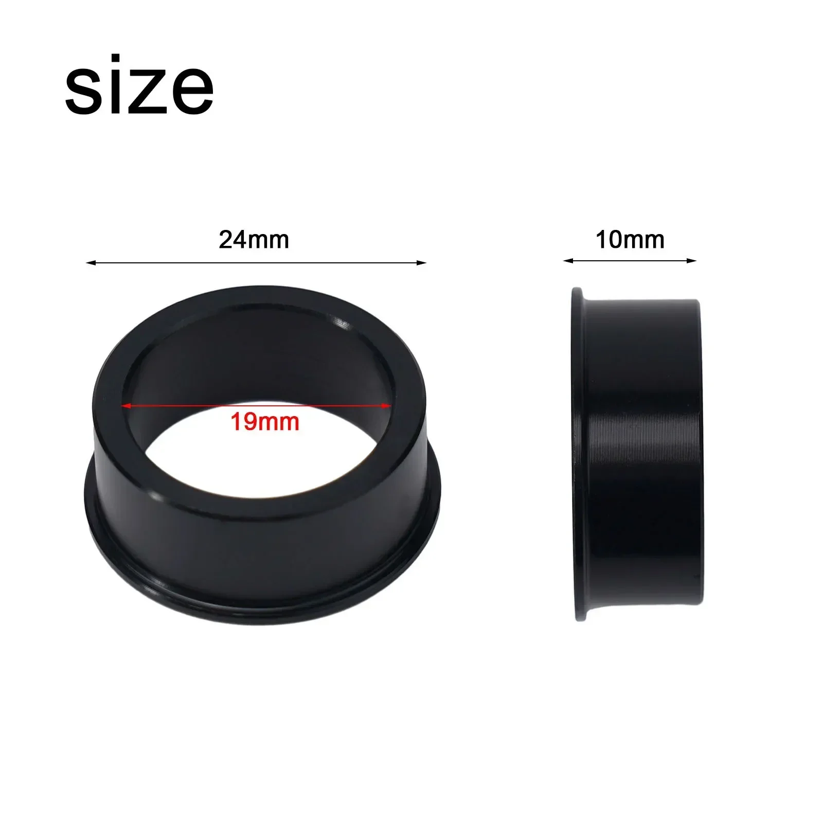 1pc Bottom Bracket Adapter Shim Bike Bicycle Bottom Bracket Adaptor Shim For Shimano To-SRAM For GXP 24 To 22/19mm Accessories