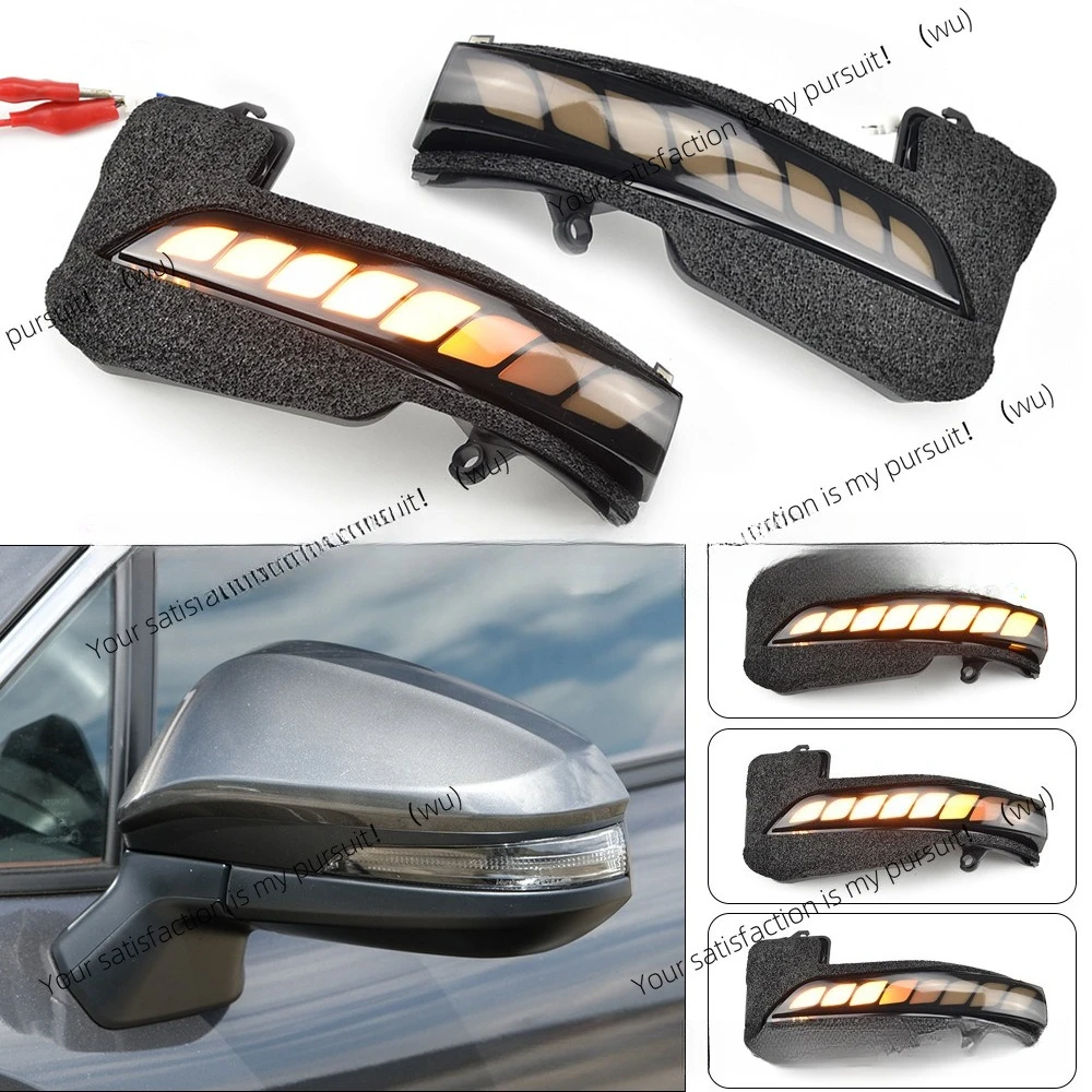 

Подходит для Toyota Innova Fortuner, водяной фонарь в виде чешуи дракона, светодиодный динамический сигнальный фонарь зеркала заднего вида на руле