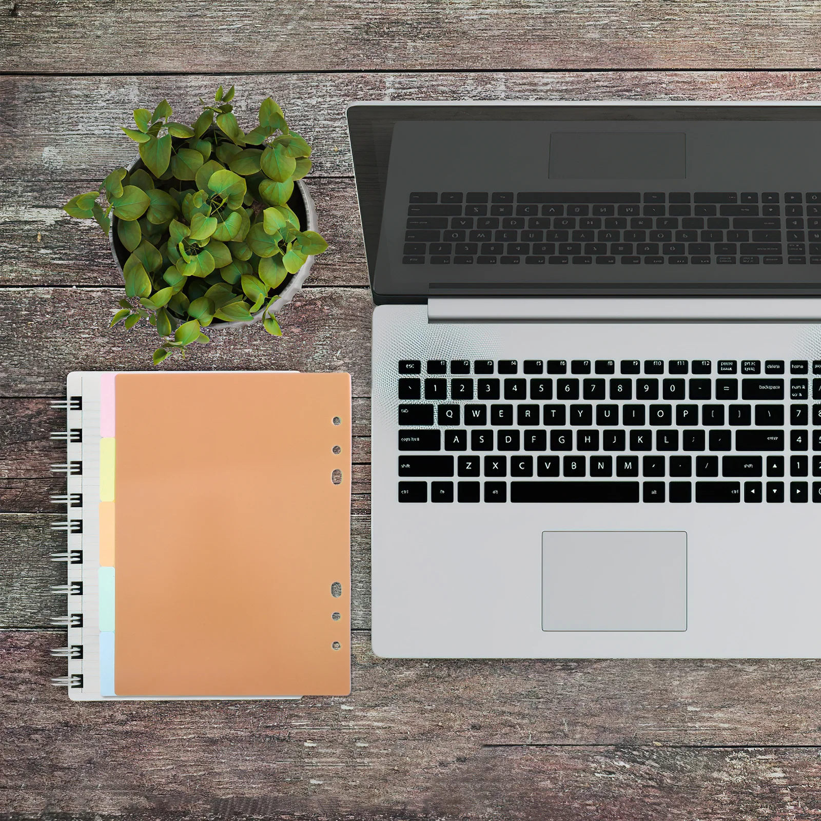 

2Pcs Colorful Plastic Index Page Dividers Tab Cards for Notebook A5 Paper Refill 6-Ring Binder Easy Access Tab Cards