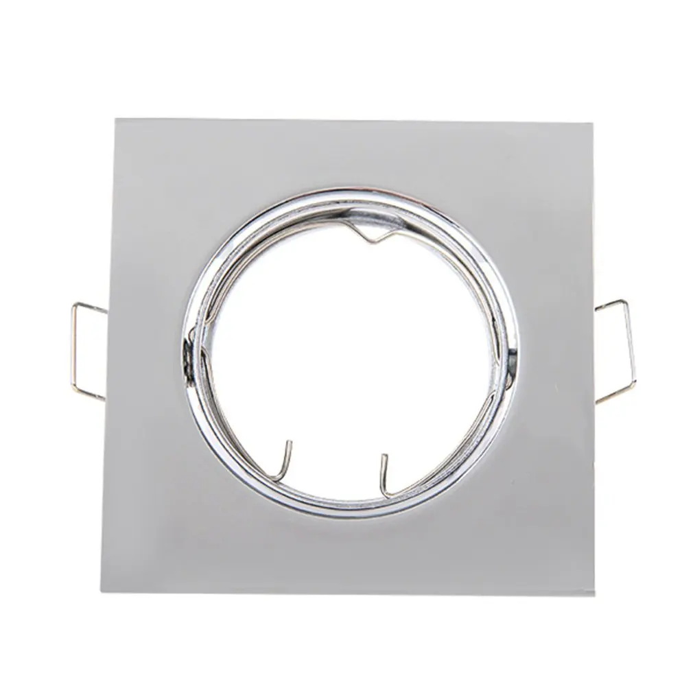 Imagem -05 - para Baixo Luz Polido Chrome Mains Recesso Teto Downlight Quadrado 4x 10x