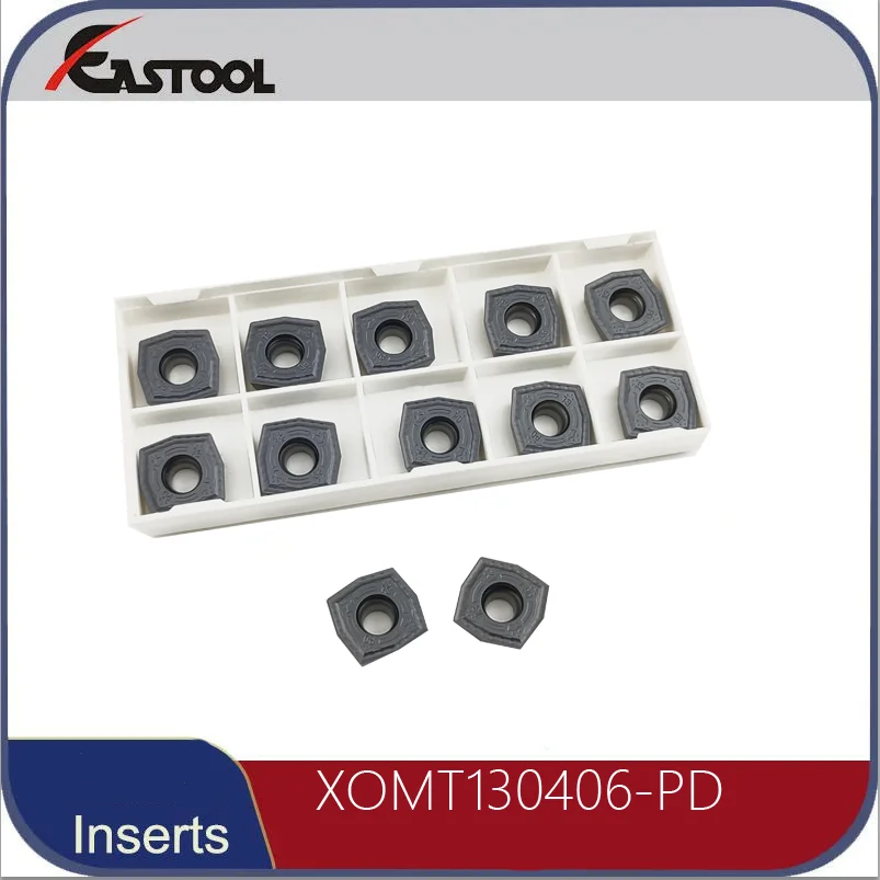 

10pcs XOMT130406-PD machine deep hole drilling cutter cnc