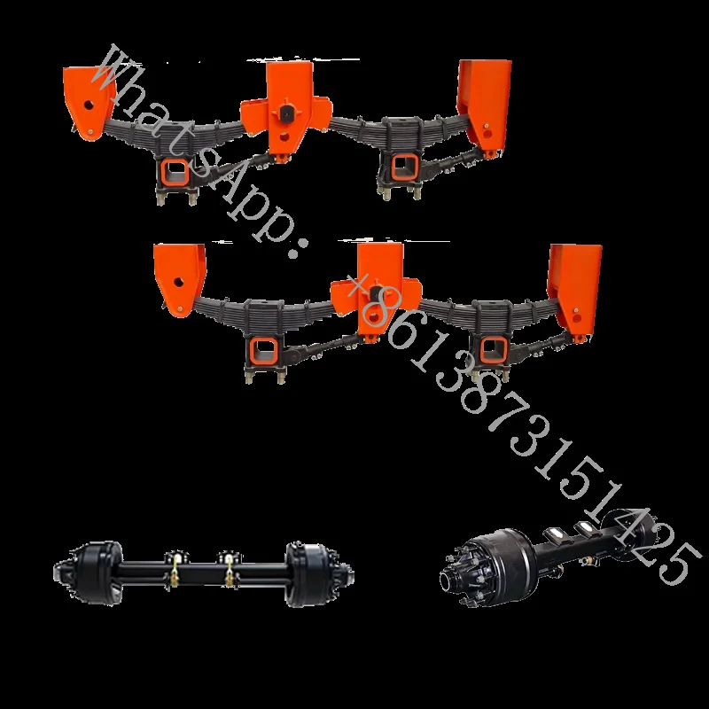 

Suitable Trailer Leaf Spring Suspension Heavy Duty Trailer Truck Fuwa and BPW Mechanical Suspension