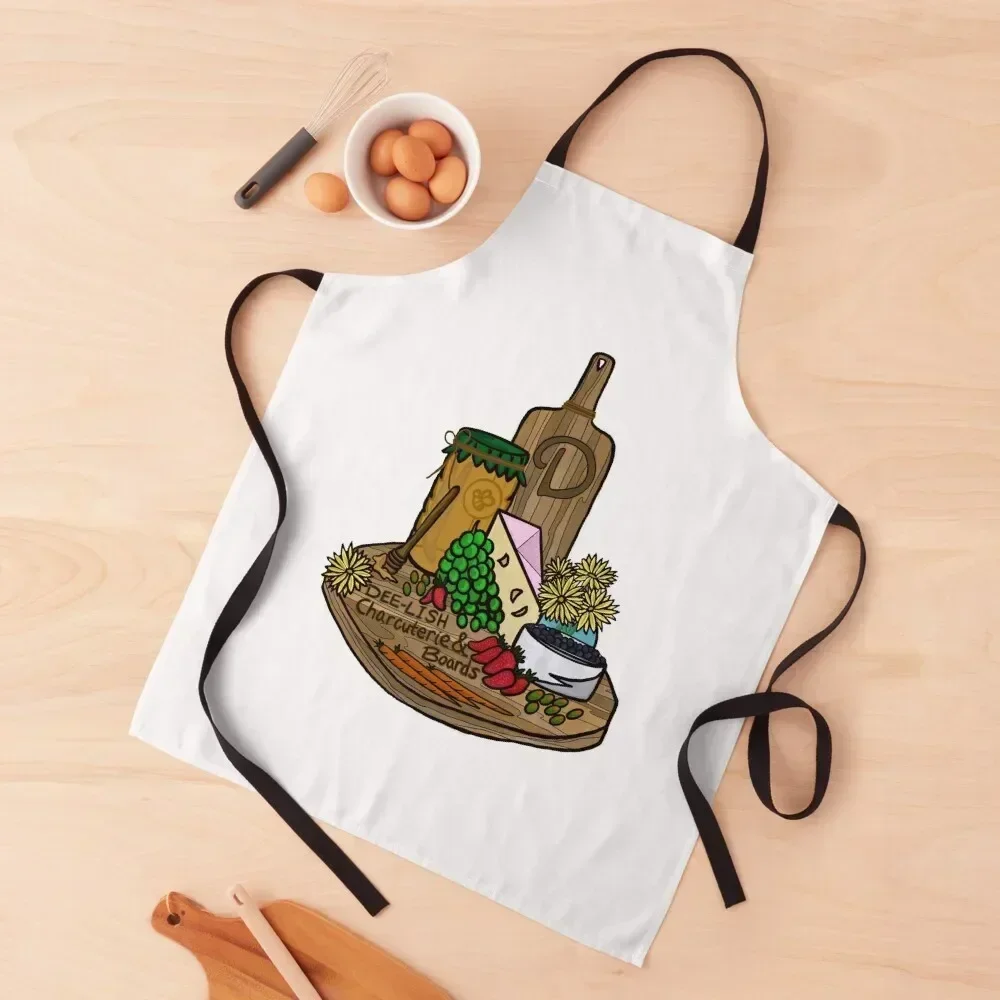 

Фартук Dee-Lish Charcuterie & Boards, кухонный фартук для мужчин, косметический мастер-плотник, парикмахерский фартук