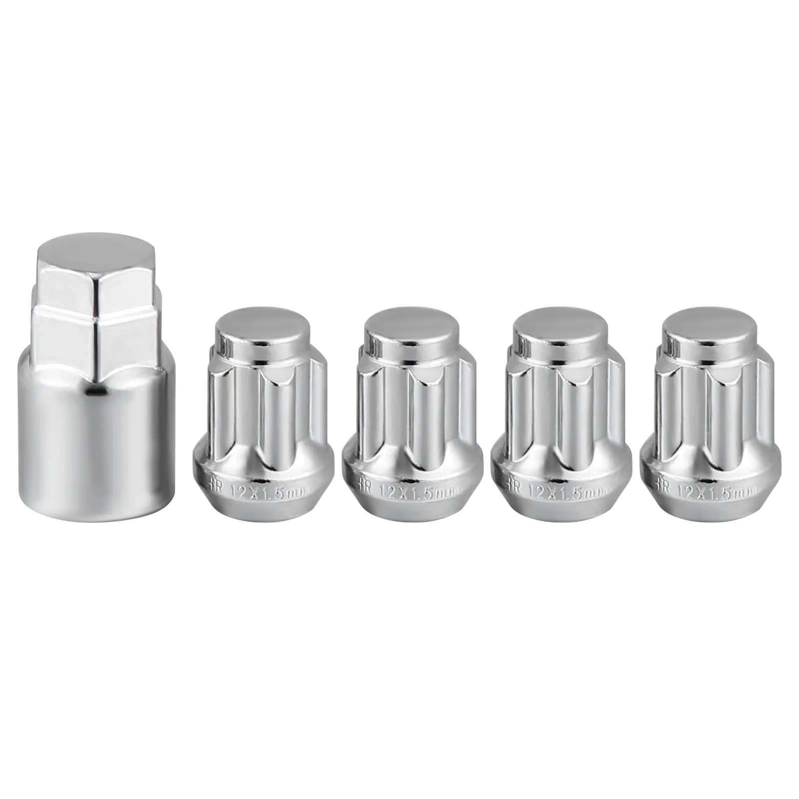 

4Pcs Anti Theft Wheel Nut Locking Lug Nut Set for Cars Robust Design Rust Resistant Car Parts for Alloy