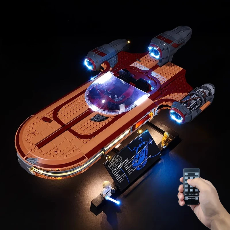 

No Model LED Lighting Set Suitable for LEGO Star Luke Skywalker’s Landspeeder 75341 (Not Include Building Blocks)