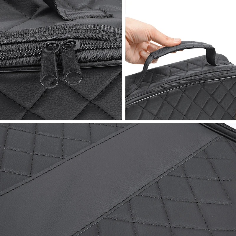 حقيبة تخزين جلدية للسيارة ذات سعة عالية حقيبة يد لصندوق السيارات لموريس جراج MG MG3 MG5 MG6 MG7 GT GS Hector HS ZS ZX EZS EHS