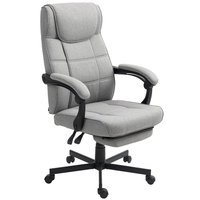 Massage chair with reclining function. Adjustable height of headrest and footrest. 360 ° rotating office chair. Computer chair.