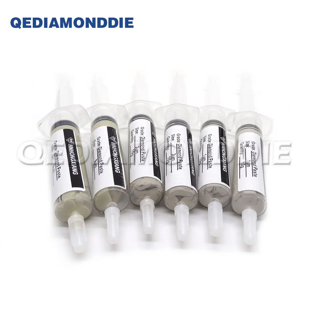 10pcs 5g Diamond Polishing Lapping Paste Pastes Contains Diamond Compound High Strength Uniform Grit Size Good Polishing Effect