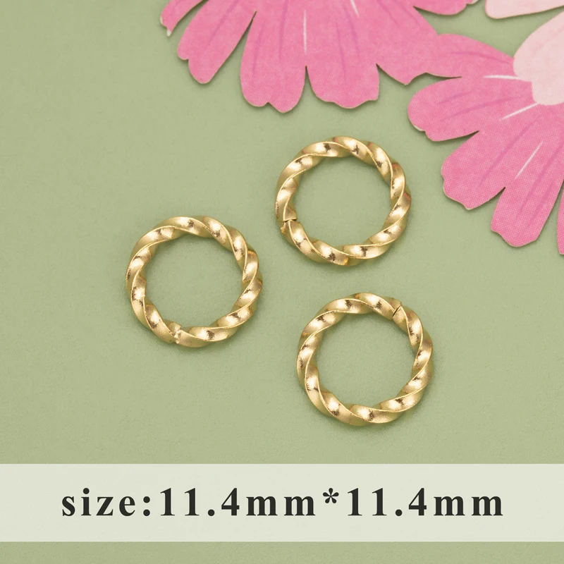 assoonas MC30, Schmuckzubehör, 316L-Edelstahl, nickelfrei, Schmuckteile, DIY-Anhänger, Ringe, Schmuckherstellung, 6 Stück/Set. – Detail 1