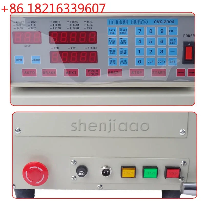 YAO 1pc Coil Winder high quality New Computer Automatic Winding Machine for 0.03-1.2mm wire AC220/AC110V