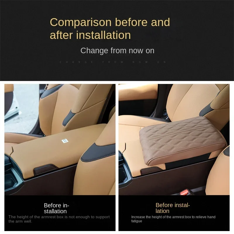 New Multi Colored Car Center Armrest Pad, Car Center Console Armrest Pad Cover, Car Protective Design, Car Interior Accessories