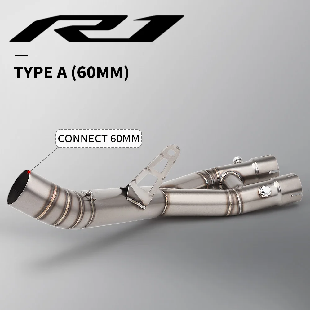 

Для YZF-R1/R1M (2015-2025) мотоциклетная выхлопная система, промежуточная соединительная труба и модифицированная хвостовая труба