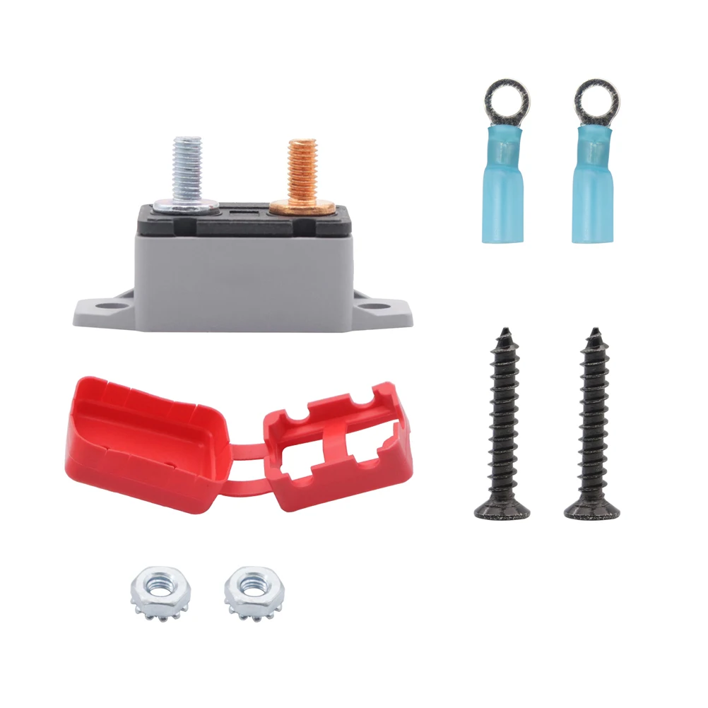 

Manually Reset Circuit Breaker Breakers for Vehicle Stud Bolt 20A 12V/24V Vacuum