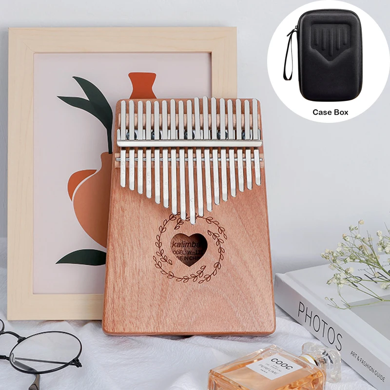 17 Tasten Kalimba Professional Daumen Klavier hochwertige Mahagoni Kalimba 17 Tasten Finger Klavier tragbare Tastatur Instrument