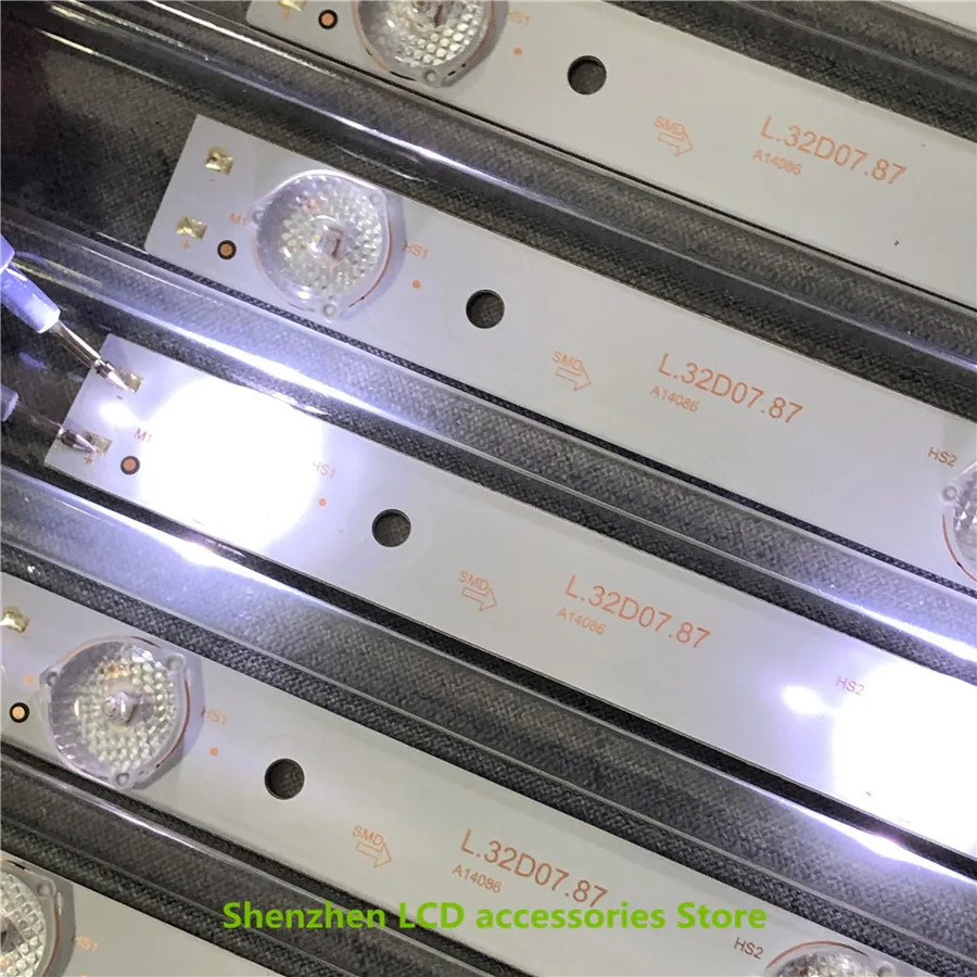 20 шт./лот для ЖК-дисплей ТВ подсветка бар 58 см 7 светодиодов 1LED = 3V 100% новый