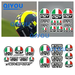 PVC AGV Capacete Decalque Set, Adesivos De Carro, Vinil Gráfico, Kit Adesivo, Laptops De Motocicleta Laminado