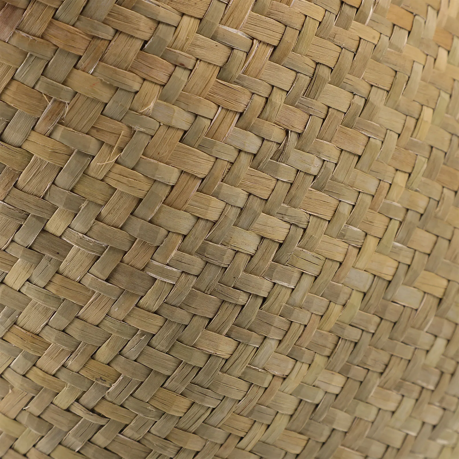 

1pc Natural Handwoven Seagrass Storage Baskets Flower Basket Woven Laundry Bin Garden Plant Container Living Room Bedroom Office
