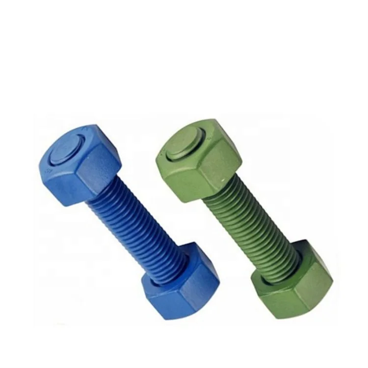 API 20E ASTM A193 B7/ASTM A194 2H عالية القوة مسمار الترباس مع المكسرات Oilfield Wellhead أجزاء السحابات الطين مضخة المسمار السحابات #2