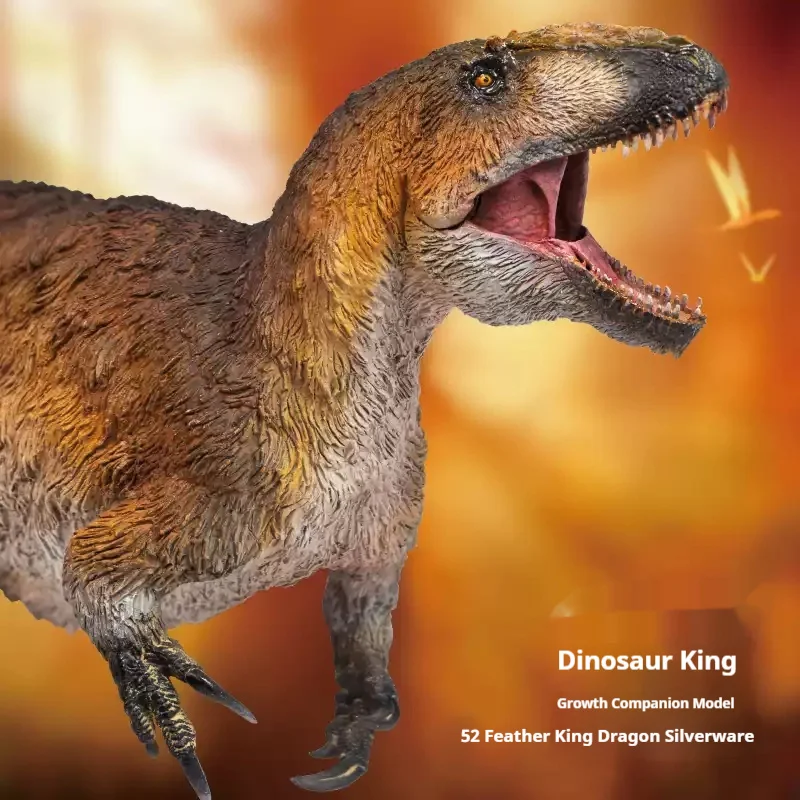 

Горячая подлинная модель короля динозавров 52, ак-фигурка-компаньон роста, пернатый король-дракон, статическая модель животного, декоративная школьная модель