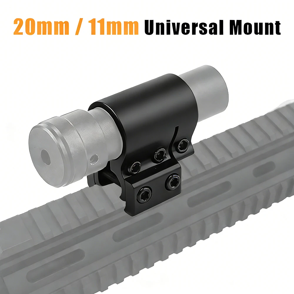 Abrazadera linterna táctica para riel Picatinny 11mm y 20mm - imagen 5