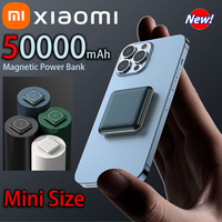 Xiaomi 50000mAh Power Bank Mini Magnetic Wireless Powerbank Fast Charging Thin External Battery For iPhone Huawei Samsung