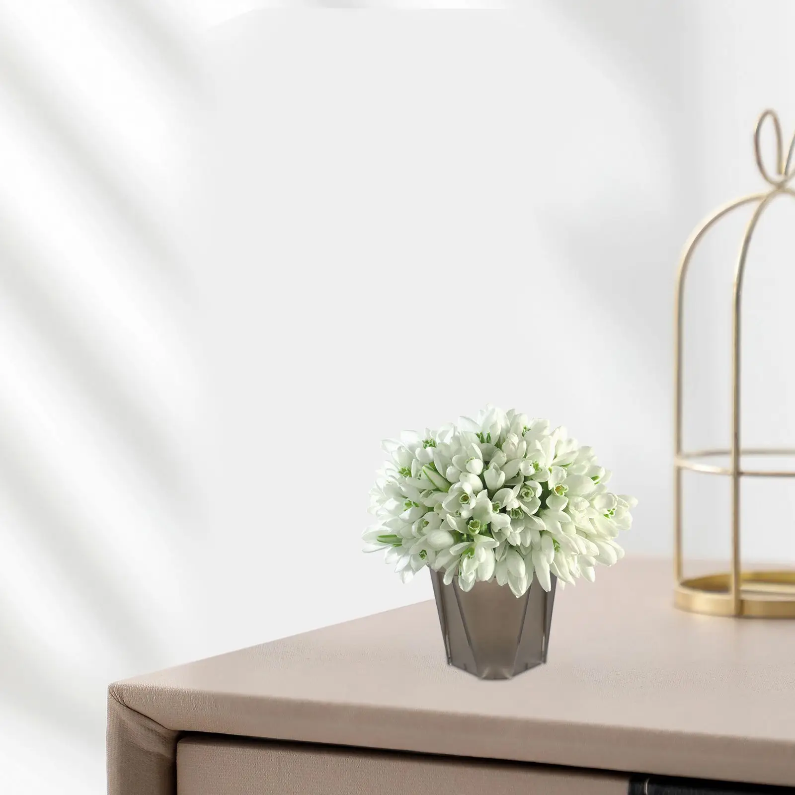 5 Pcs 0.15 Gallon Pots Plastic Planters Nursery Garden Flower Pot Set KG120 Size 12x11x10.4cm Multipurpose