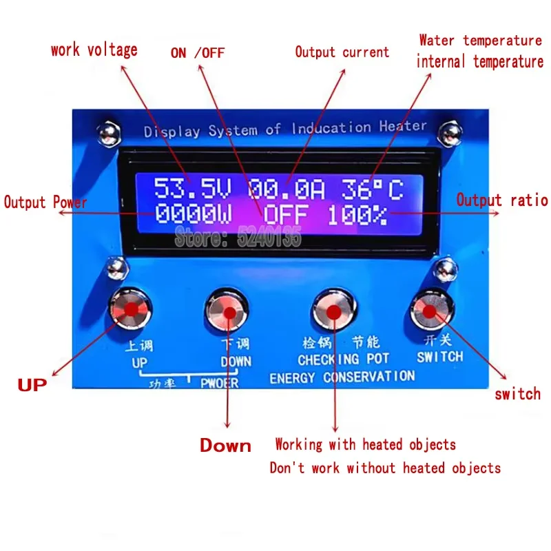 6KW 7KW 9KW 220v medium and high frequency induction heating machine ZVS induction high frequency furnace quenching dipping