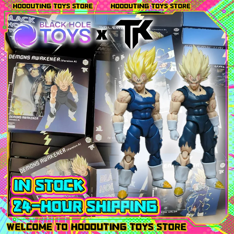 En Stock, juguetes con agujeros negros TK SHF SSJ Majin Vegeta, figuras de acción de potencia completa, figura de Anime de Dragon Ball, regalos de modelismo coleccionables, juguete