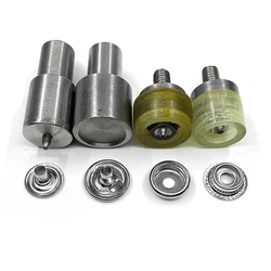 Europe Button machine special mold (12mm+M6) Pressure Snap Molds 12.5/15mm Eyelets Rivet Dies Metal Snaps installation tools