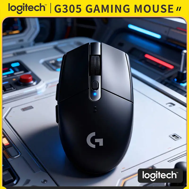 

Беспроводная игровая мышь Logitech G305 LIGHTSPEED, 12K DPI, 6 программируемых кнопок, для ноутбуков и ПК, для геймеров