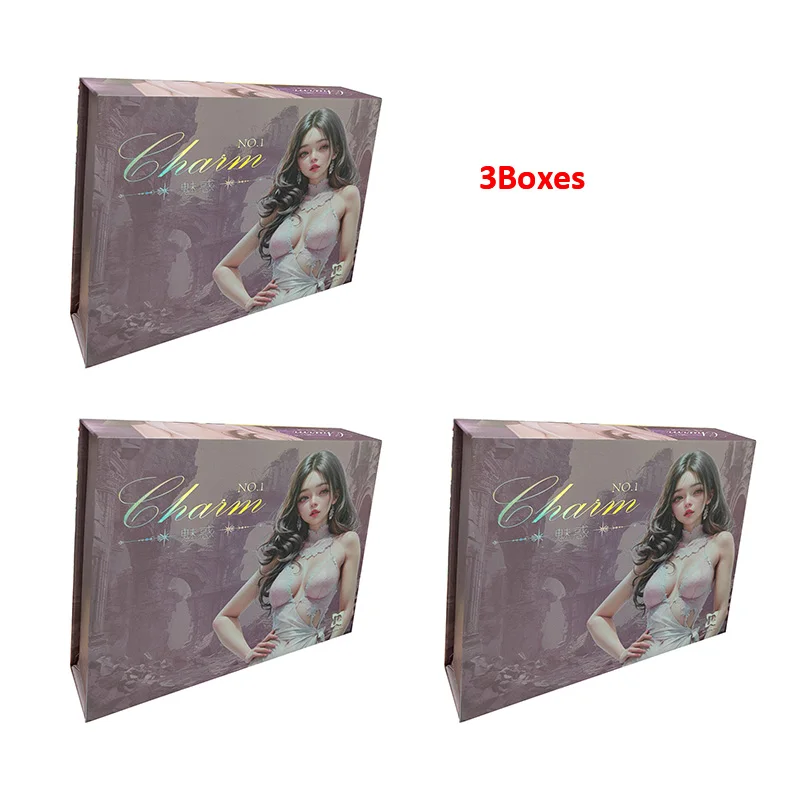 

2024 New Goddess Story Charm Cards Metal Card Brick Girl Party Booster Box Rare Collection Card Children's Toy Gift