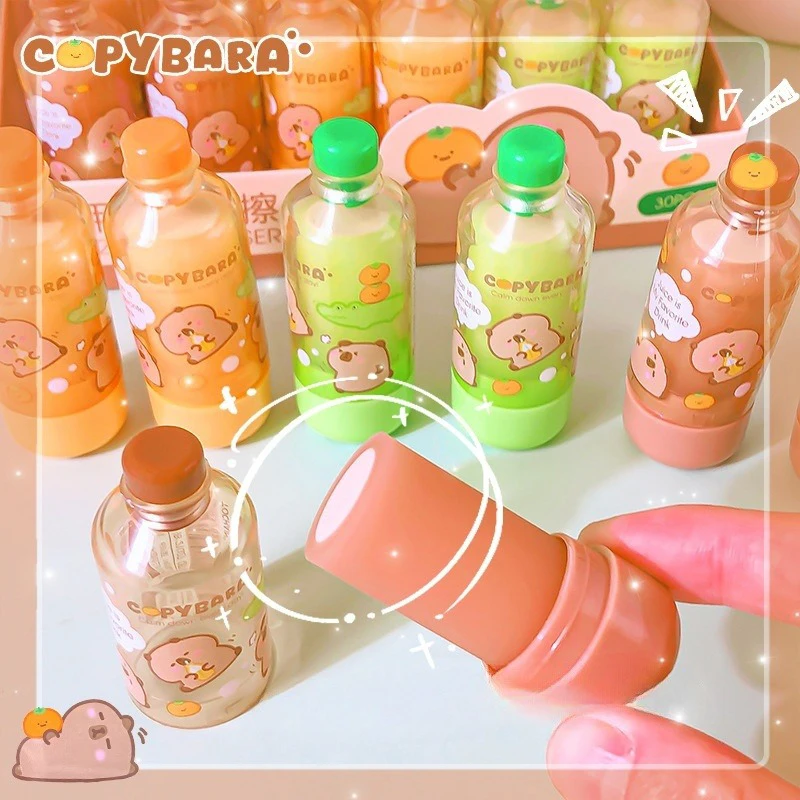 1 Pc Cute Cartoon Capybara Eraser – Multi-Purpose Pencil Eraser For Writing, Drawing, School Supplies