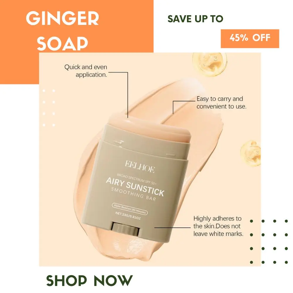 

Sunscreen Stick SPF 50+ Sun Stick Oil Control Sweat Resistant Skin Care Facial