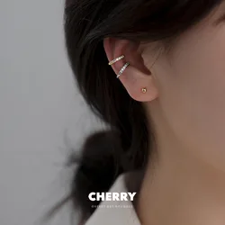 REETI 925 Sterling Silver Clip on Earrings Ear Cuff For Women Girl Lady Without Piercing Earring Jewelry Star earings