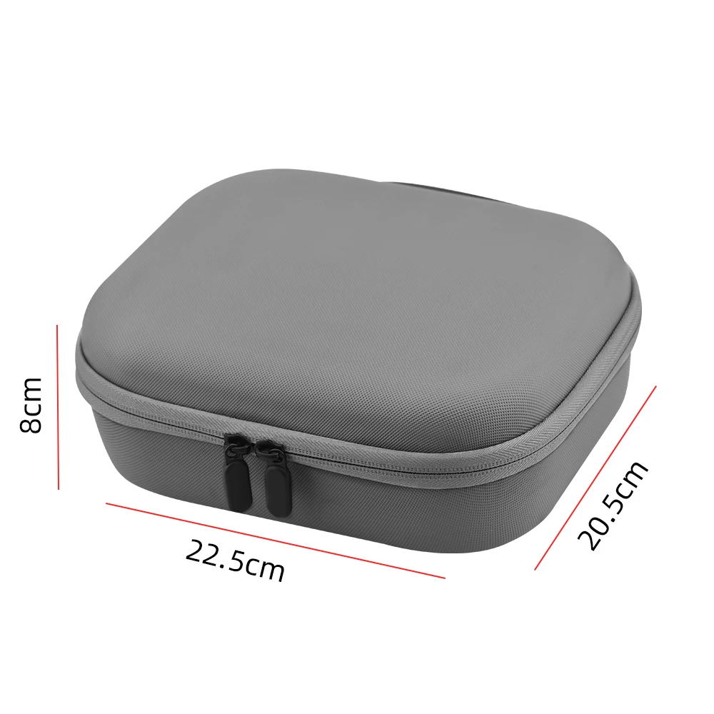 BRDRC OSMO MOBILE 6 Case PU Portable Storage Bag for DJI OM 6 Gimbal Stabilizer Accessories Travel Case Grey Handbag Box