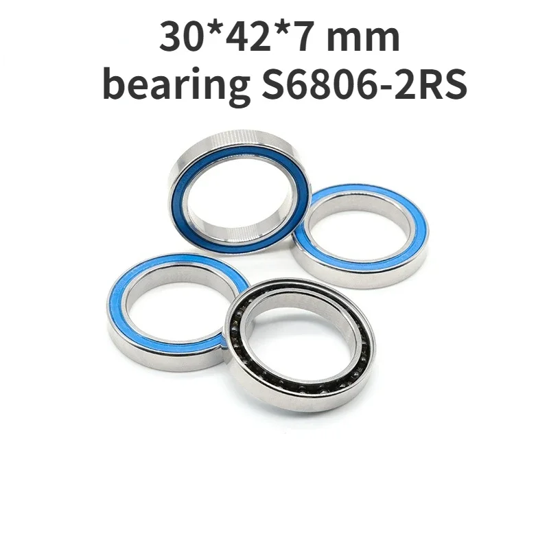 30*42*7 Bicycle axle high speed hybrid ceramic bearing S6806-2RS