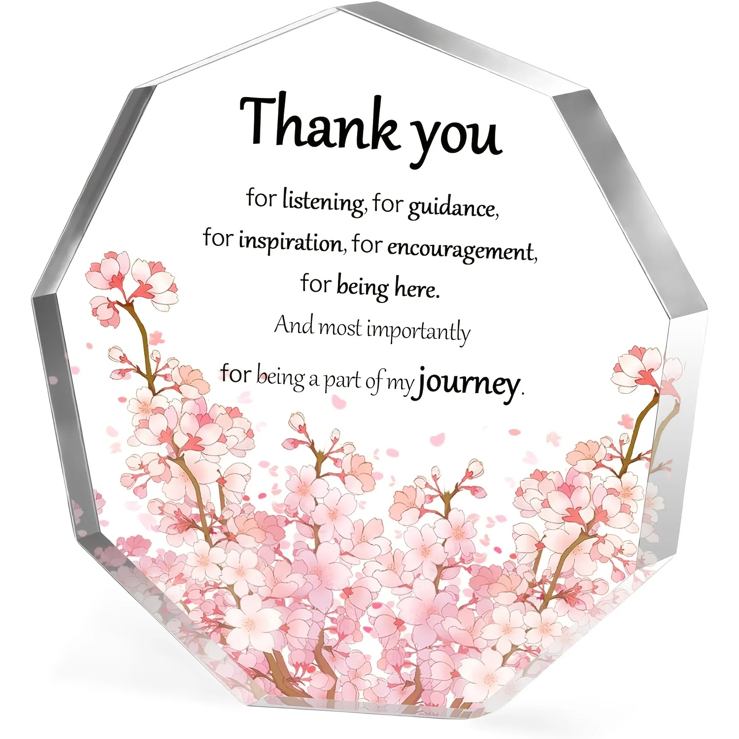 Inspirational Gift Desk Decor for Women Coworker Gifts Acrylic Plaque Office Decor Teacher Friend Thank You Gifts for Women