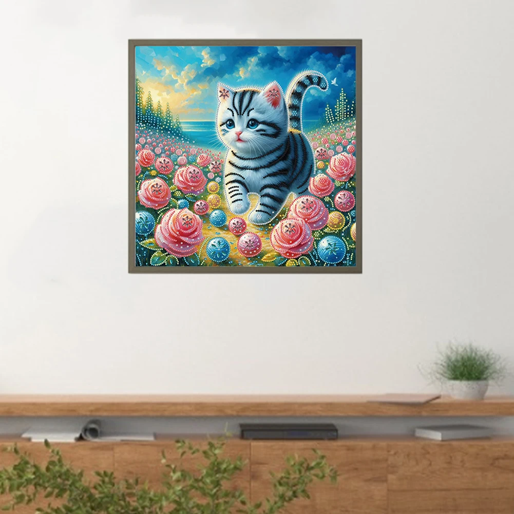 ダイヤモンドの一部の動物,装飾,特別な形のドリル,DIY, 40x40cm