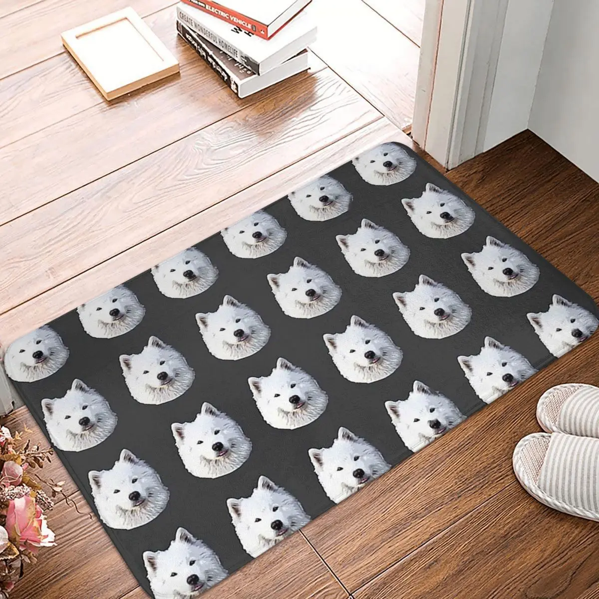 Samoyed - Stunning Dog! Anti-slip Doormat Floor Mat Water oil proof Carpet Rug for Kitchen Entrance Home Bedroom Footpad Mats