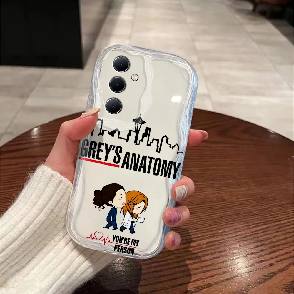 Greys Anatomy You Are My Person 3D Wave Case For Samsung A73 A72 A71 A55 A54 A53 A35 A34 A33 A25 A24 A23 A15 A14 A13 4G 5G Cover