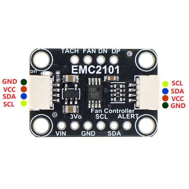 PC Fan Controller EMC2101 with I2C Interface and Programmable Fan Curve for Server Rack and Embedded System Cooling