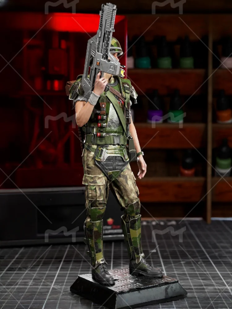 Figura de resina a escala 1/24, el corporal está listo para luchar en cualquier momento, Kit de modelo DIY, juguetes de escultura sin pintar sin montar