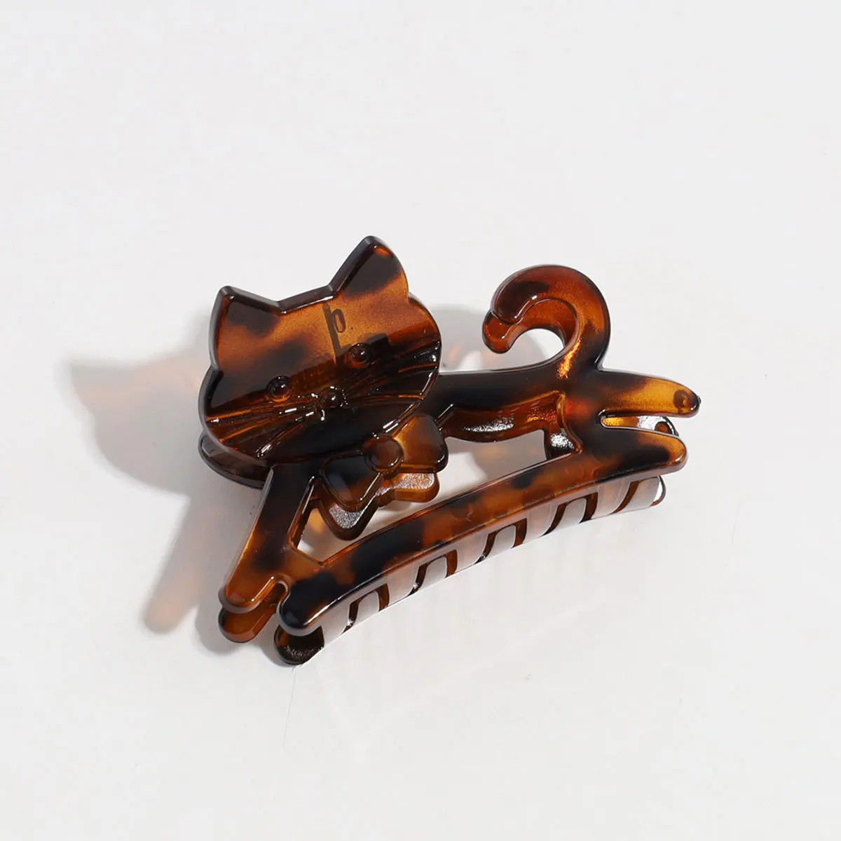 Retro-Hohlkatzen-Haarspangen, elegante Haarspangen mit Farbverlauf, neuartige und niedliche Haifisch-Haarspangen, geeignet für Damen. – Detail 8