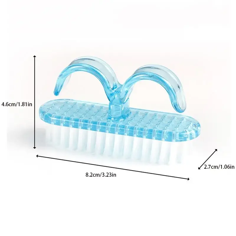 Nagel Reinigung Pinsel Nail art Kunststoff Weiche Entfernen Staub Reinigung Finger Pflege UV Gel Maniküre Pediküre Werkzeug Make-Up Pinsel Schrubben