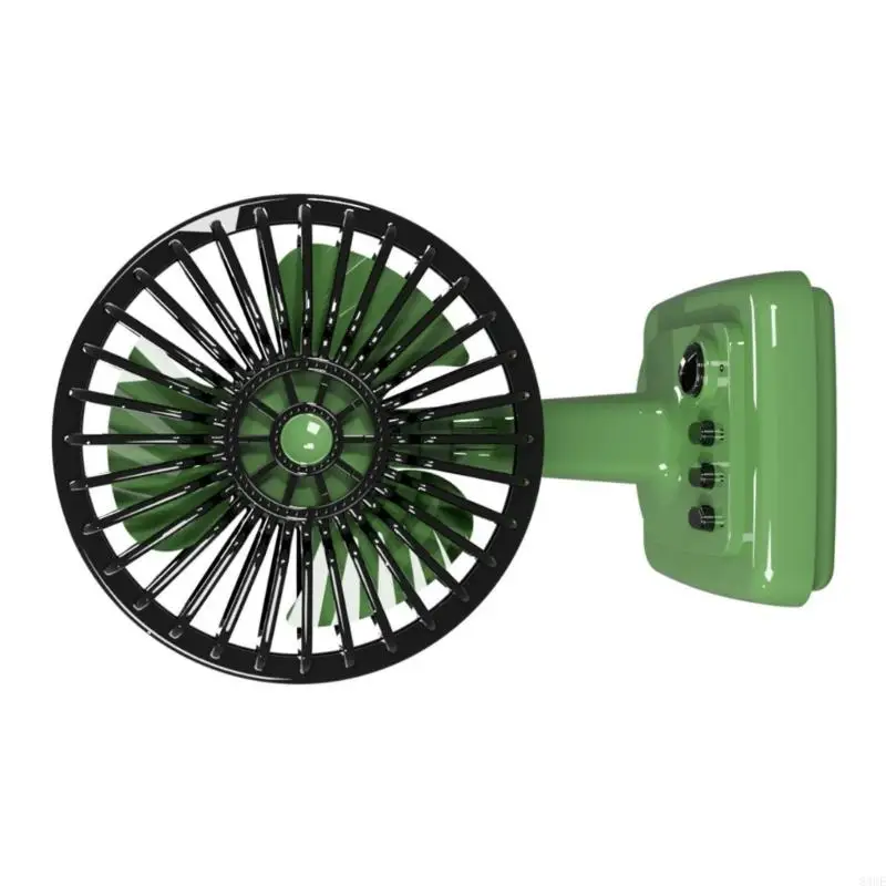 

Retro Alloy Mini Desk Fan USB Rechargeable 3 Speeds Portable Vintage Office Desktop Fan With Metal Grille 83CE