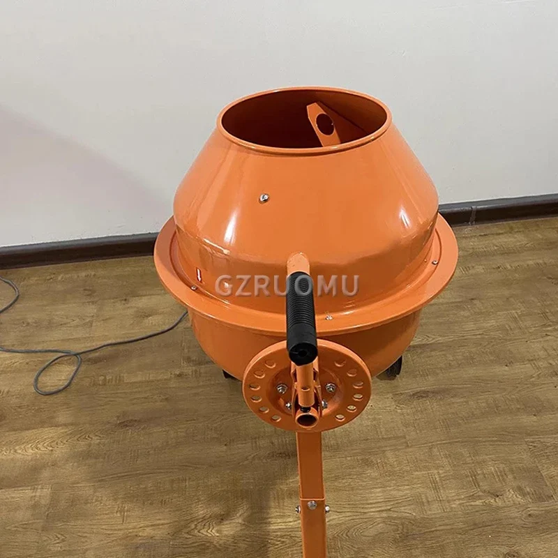 63L Electric Concrete Mixer Multifunctional Vertical Blender Household Feed Construction Cement Mortar Industry Mixing Equipment