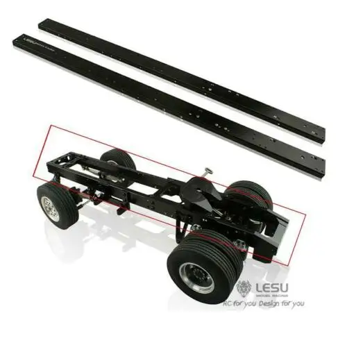 

LESU 1/14 Chassis Rail Set Metal for RC 6*4 Tractor Truck DIY Model Spare Part Toy TH02363