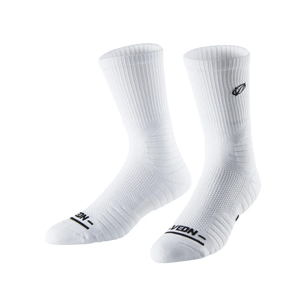 3 أزواج من جوارب Veidoorn الرياضية ذات الأداء السميك وحشوة الكاحل غير قابلة للانزلاق وراحة معززة للتدريبات الرياضية