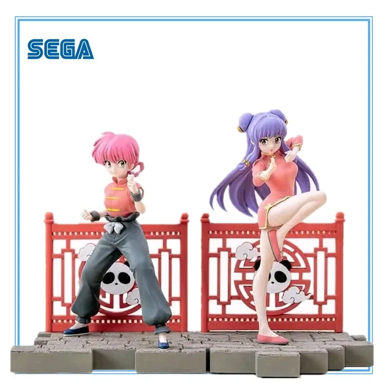 В наличии: Оригинальная коллекционная фигурка SEGA Ranma 1/2 Luminasta Shampoo Ranma – модель аниме-персонажа, украшение для рабочего стола, игрушка, подарок